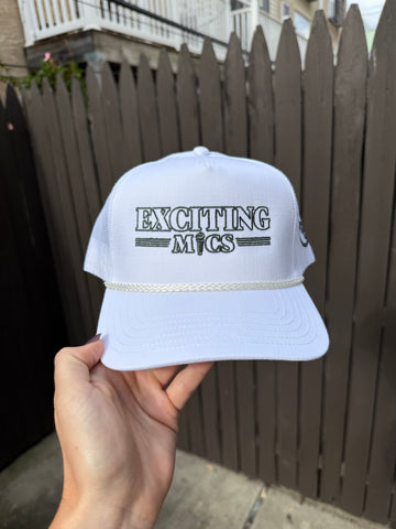 Exciting Mics - All White Trucker