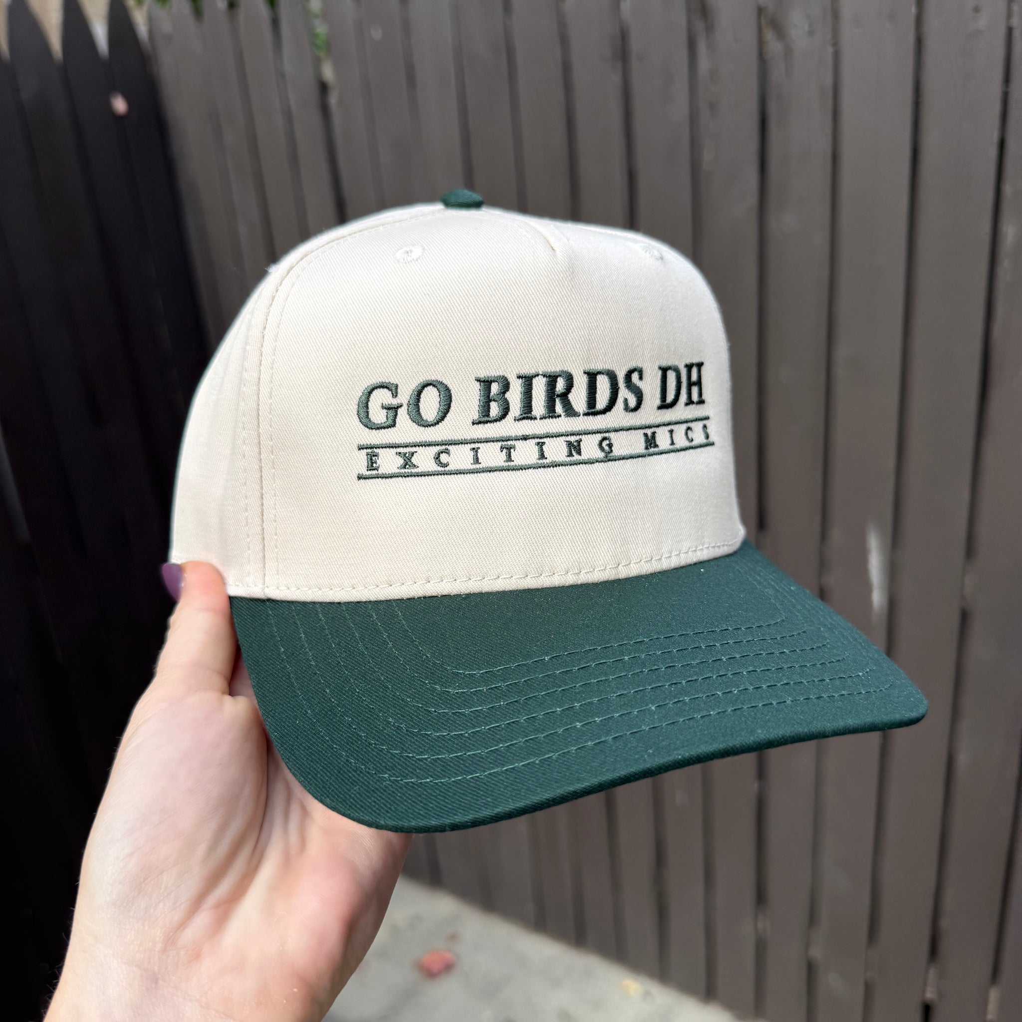 Exciting Mics - Go Birds DH ; Cream and Green