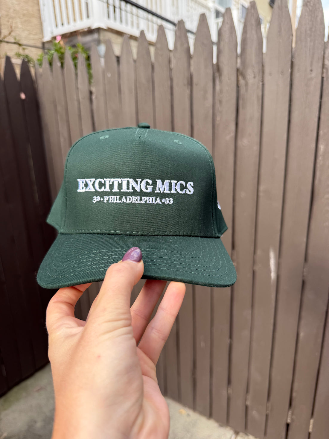 Exciting Mics - Dark Green Reed and Coop Numbers