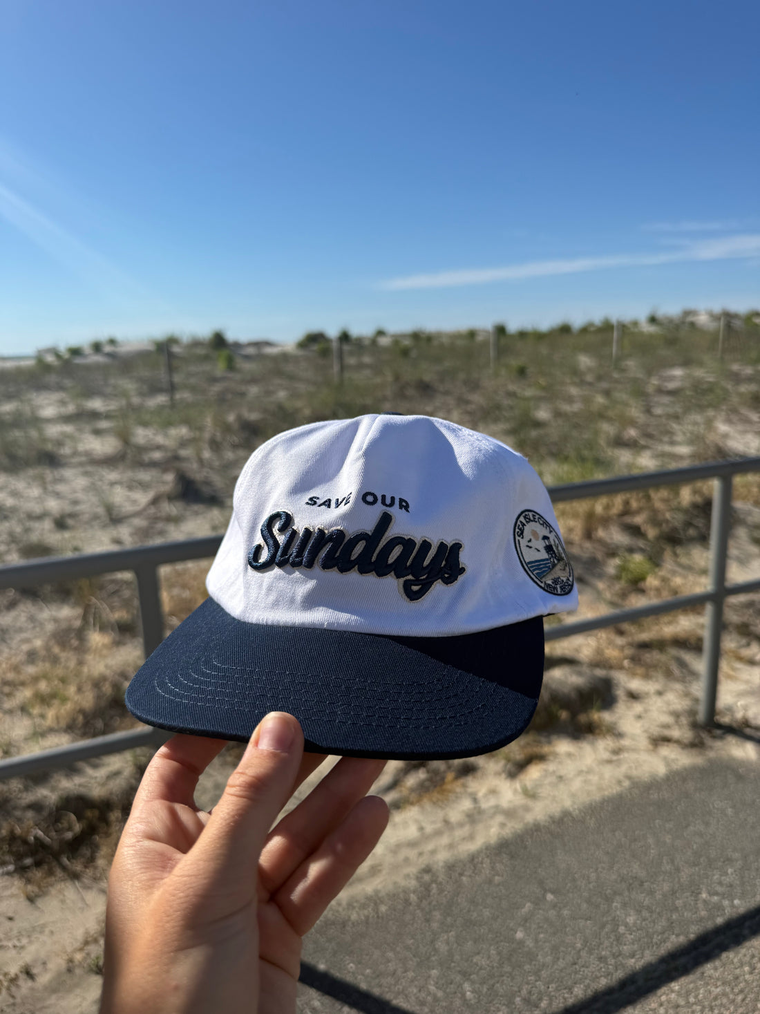 2026 Summer Collection: Navy and White SIC Save Our Sundays