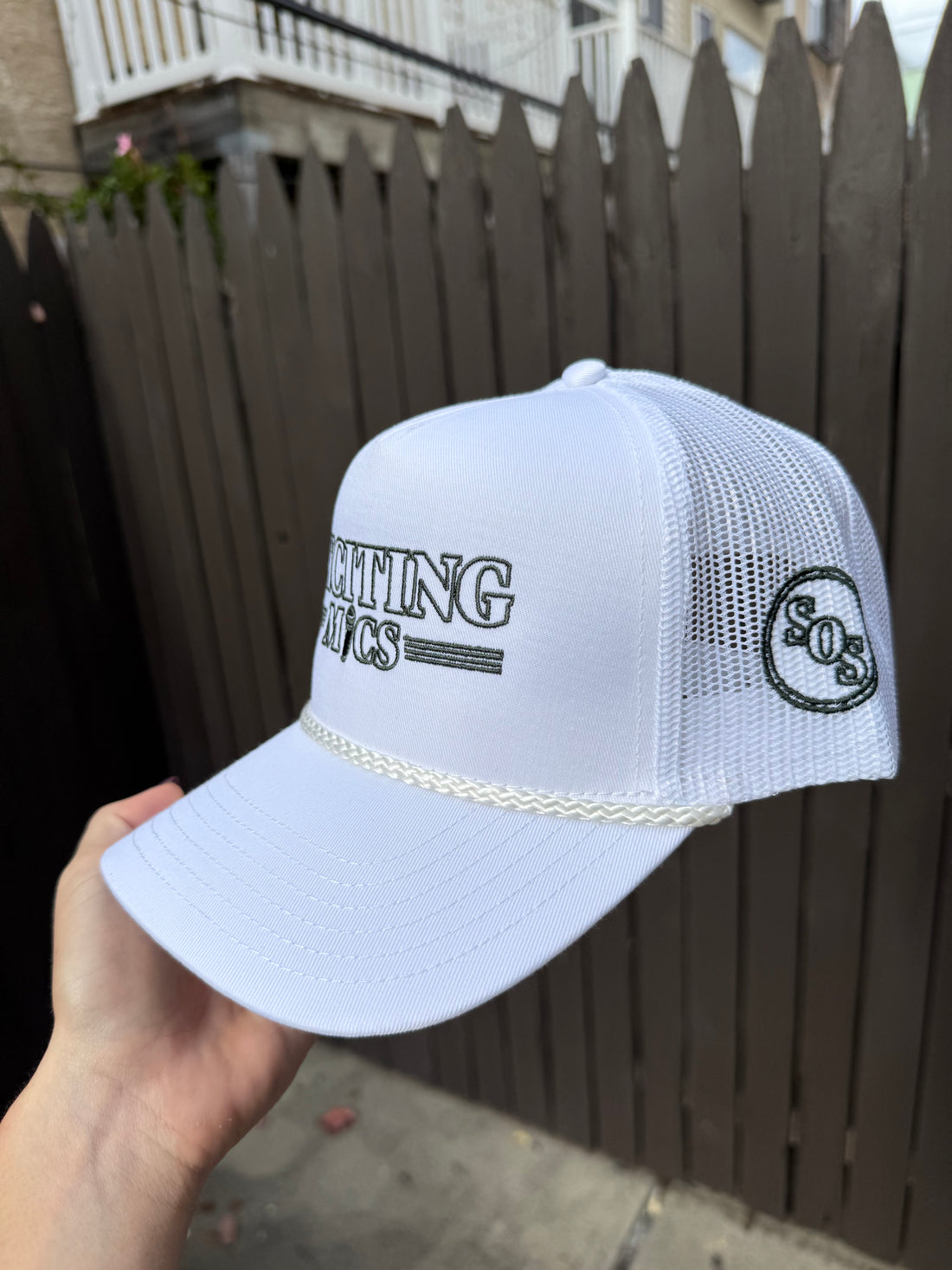 Exciting Mics - All White Trucker