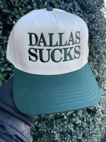 Dallas sucks - cream and green